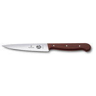 Нож для нарезки Victorinox Rosewood, волнистое лезвие, 12 см (70001099)