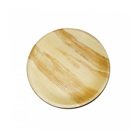 Тарелка круглая из пальмовых листьев 18*2 см, 25 шт (81211545)