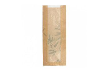 Пакет Feel Green для хлеба с окном 14+4*35 см, 500 шт/уп (81210787): фото