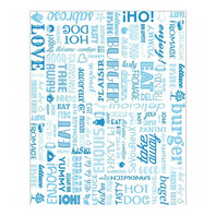 Упаковочная бумага Parole голубая, 28*34 см, 1000 шт/уп (81210920)