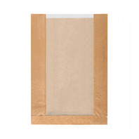 Пакет Feel Green для хлеба с окном 26+10*38 см, 125 шт/уп (81210788)
