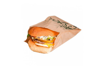 Пакет Feel Green для гамбургера, 12+7*18 см, 500 шт/уп (81210188): фото