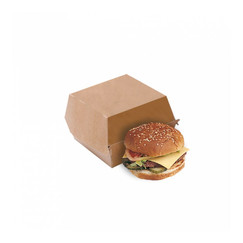 Коробка для бургера 14*12,5*5,5 см, натуральный 50 шт/уп (81211474): фото