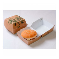 Коробка Feel Green для бургера, 14*14*8 см, 50 шт/уп (81210174)
