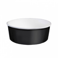 Салатник 800 мл, чёрный, диаметр 15,5/13,5 см, 50 шт/уп (81211469)