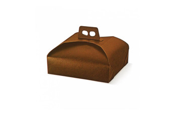 Коробка для кондитерских изделий, 29*29*7 см, коричневая (81210550): фото