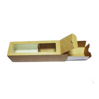 Коробка для пирожных (макарон) крафт, 18*5,5*5,5 см, ECO MB 6 (30000325)