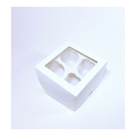 Pasticciere Коробка под 4 капкейка с окном, 16*16*10 см (30000322)