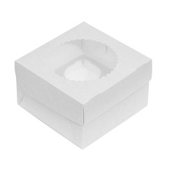 Короб картонный под 4 капкейка, 10*16*16 см, 100 шт/уп (81400167): фото