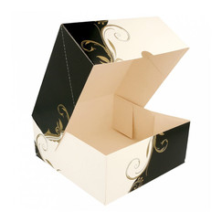 Коробка для торта 18*18*7,5 см, белая (81211228): фото