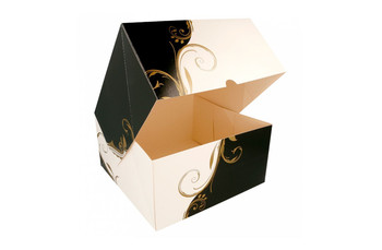 Коробка для торта 24*24*12 см, белая (81210929): фото