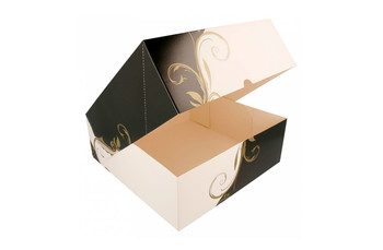 Коробка для торта 28*28*10 см, белая (81210930): фото