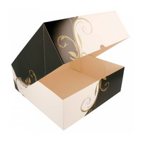 Коробка для торта 28*28*10 см, белая (81210930)