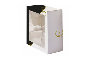 Коробка для торта с окном 32*32*10 см, белая (81210936): фото