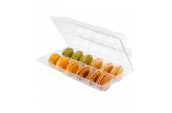 Упаковка с отделениями для 12 макарон/печенья/конфет (81211054): фото