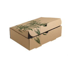 Коробка Feel Green для еды на вынос, 26*18*7 см (81210722): фото