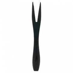 Мини-вилка черная 9 см, 50 шт (81211299): фото
