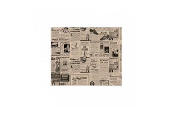 Упаковочная бумага Газета, крафт, 28*34 см, 1000 шт/уп (81210812): фото