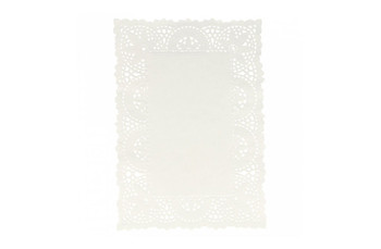 Салфетка ажурная белая, 21*15 см, 250 шт/уп (81210763): фото