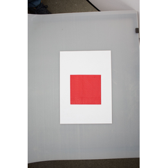 Салфетки двухслойные, красные, 24*24 см, 250 шт (81400060): фото