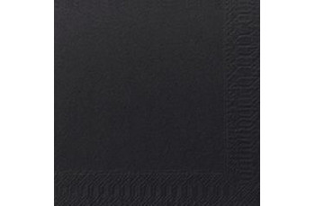 Салфетки двухслойные Duni, черные, 24*24 см, 300 шт (81003701): фото