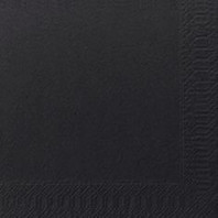 Салфетки двухслойные Duni, черные, 24*24 см, 300 шт (81003701)