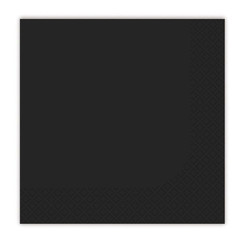 Салфетки Gratias однослойные 33*33 см, сложение 1/4, чёрный, 400 шт (81211630): фото