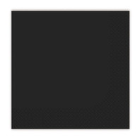 Салфетки Gratias однослойные 33*33 см, сложение 1/4, чёрный, 400 шт (81211630)