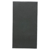 Салфетки двухслойные 1/8 Double Point чёрные, 40*40 см, 25 шт (81211481)
