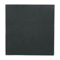 Салфетка Double Point двухслойная черная, 33*33 см, 50 шт (81210025)