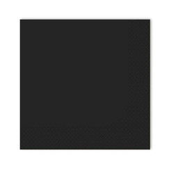 Салфетки Gratias двухслойные 24*24 см, сложение 1/4, чёрный , 300 шт (81211623): фото