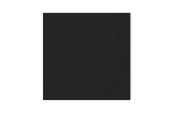 Салфетки Gratias двухслойные 24*24 см, сложение 1/4, чёрный , 300 шт (81211623): фото