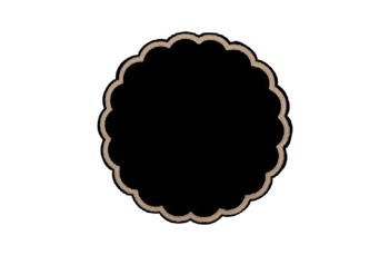 Салфетки черные под чашку, 9 см, 250 шт (81210040): фото