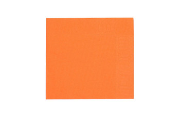 Салфетки двухслойные, оранжевые, сложение 1/4, 33*33 см, 200 шт (81400046): фото