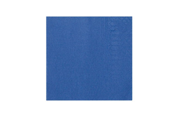 Салфетки двухслойные, синие, сложение 1/4, 33*33 см, 200 шт (81400047): фото