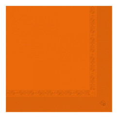 Салфетка двухслойная оранжевая, 39*39 см, 100 шт (81211591): фото