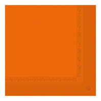 Салфетка двухслойная оранжевая, 39*39 см, 100 шт (81211591)