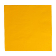 Салфетка двухслойная желтая, 40*40 см, 100 шт (81210372)