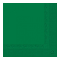 Салфетка двухслойная зеленая, 40*40 см, 100 шт (81210037)