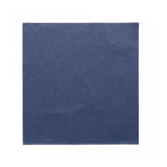 Салфетка двухслойная синяя, 40*40 см, 100 шт (81210039): фото