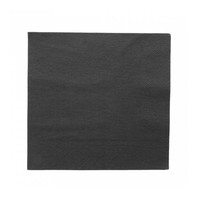 Салфетка двухслойная черная, 40*40 см, 100 шт (81210036)