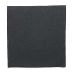 Салфетка Double Point двухслойная черная, 39*39 см, 50 шт (81210026): фото