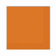 Салфетки Gratias однослойные 24*24 см оранжевые, 400 шт/уп, сложение 1/4 (81211619)