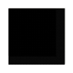 Салфетки Gratias однослойные 24*24 см черные, 400 шт/уп, сложение 1/4 (81211621): фото