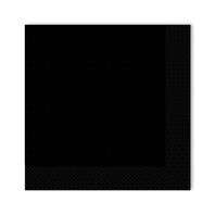 Салфетки Gratias однослойные 24*24 см черные, 400 шт/уп, сложение 1/4 (81211621)