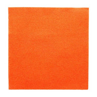 Салфетка двухслойная Double Point, оранжевый, 33*33 см, 50 шт (81211592)