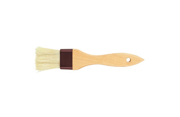 Кисть с натуральной щетиной с деревянной ручкой 21 см, ширина 4 см (81200210): фото