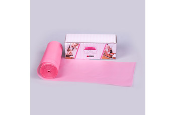 Мешок кондитерский P.L. Proff Cuisine 3-слойный 46 см розовый в рулоне, 80 мкм, особо прочные швы, 100 шт/рул (81400360): фото