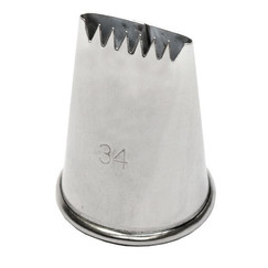Насадка для кондитерского мешка Зубчатая лента h 5 см, d 3,5 см (99005058): фото
