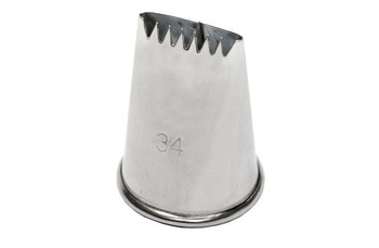 Насадка для кондитерского мешка Зубчатая лента h 5 см, d 3,5 см (99005058): фото